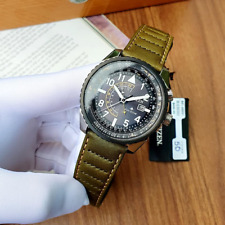 Relógio masculino Citizen Promaster Nighthawk mostrador preto couro BJ7138-04E comprar usado  Enviando para Brazil