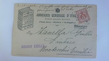 Cartolina pubblicitaria annuar usato  Roma