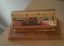 Vintage desk brass for sale  OSSETT