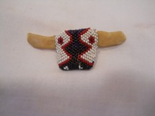 Zuni Bead Bolo Tie Buffalo Longhorn cabeça de boi nativo americano, usado comprar usado  Enviando para Brazil