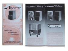 Brochure enceintes alpheratz d'occasion  Rennes-