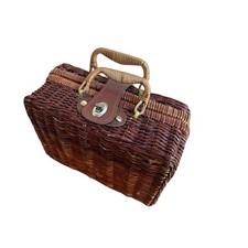 Vintage brown rattan for sale  Rome