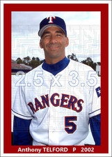 Anthony Telford - 2002 Texas Rangers - escolha um tamanho - impressão colorida comprar usado  Enviando para Brazil