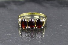 Granatring goldring 333er gebraucht kaufen  Fürth