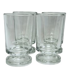Vintage glass goblet for sale  BIGGLESWADE