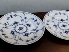 Placa lisa canelada azul Royal Copenhagen 7,5 polegadas de diâmetro usada seminova comprar usado  Enviando para Brazil