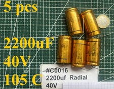 Pcs 2200uf 40v gebraucht kaufen  Hamburg
