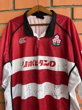 Usado, Mega RARO Vintage Japão 2011 Rugby Canterbury Game Jersey 2XL Coleção Assinada comprar usado  Enviando para Brazil