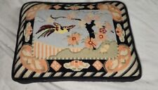 Vintage needlepoint throw d'occasion  Expédié en Belgium