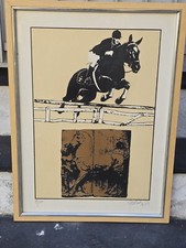 Litografia equestre anni usato  Sanremo