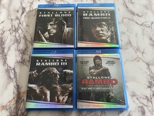 Rambo Collection, Blu-ray 4 Films First Blood, First Blood 2, 3,Fight Continues comprar usado  Enviando para Brazil