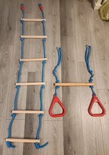 ** CONJUNTO DE PEÇAS DE REPOSIÇÃO DE BARRA OSCILANTE E ESCADA TRAPÉZIO PARA PLAYGROUND INFANTIL comprar usado  Enviando para Brazil