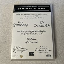 Stempelset liebevolle gedanken gebraucht kaufen  Freigericht