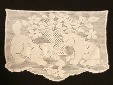 Vintage filet crochet for sale  Austin