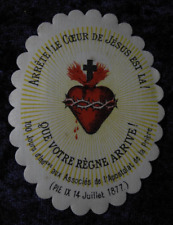 ANTIGO VINTAGE ANTIGO CATÓLICO Escapulário SANTUÁRIO DE BOLSO Sagrado Coração Jesus Cristo (3 comprar usado  Enviando para Brazil