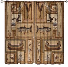 Rustic vintage curtains for sale  USA