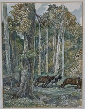 Anton lock watercolour for sale  UK