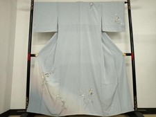 Heiwaya Kimono Visita Yuzen Mãe de Lápis Flores Galhos E Floral Tingido Gol comprar usado  Enviando para Brazil