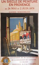 Affiche lithographiée briata d'occasion Affiche lithographiée briata d'occasion  France