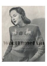 Vintage knitting pattern for sale  WIDNES