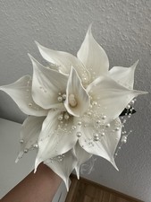 Eleganter brautstrauß weiß gebraucht kaufen  Esslingen am Neckar