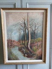 Vintage oil painting for sale  BRIDGEND