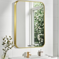 Matte gold mirror for sale  South Windsor