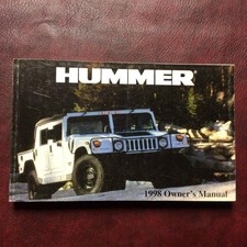 1998 HUMMER H1 ORIGINAL NEW OLD STOCK OWNERS MANUAL BOOK GUIDE ALL MODELS comprar usado 1998 HUMMER H1 ORIGINAL NEW OLD STOCK OWNERS MANUAL BOOK GUIDE ALL MODELS comprar usado  Enviando para Brazil