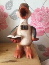 Wooden singing duck for sale  LEICESTER