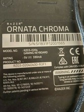 Razer ornata chroma d'occasion  Évreux