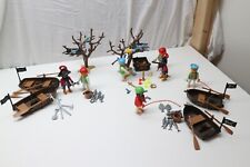 Playmobil conjunto pirata ilha barco de pesca como 3858 3792 uso 3740 5135 3940 4424 comprar usado  Enviando para Brazil