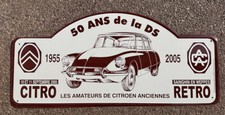 Plaque rallye tôle d'occasion  Montlouis-sur-Loire