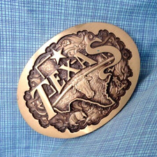 Texas belt buckle d'occasion  Expédié en Belgium
