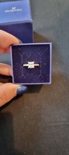 ANEL REDONDO ATRAI CRISTAL BRANCO OURO AMARELO SWAROVSKI TAMANHO 50 5139635 comprar usado  Enviando para Brazil