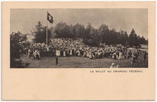 Używany, LE SALUT AU DRAPEAU FÉDÉRAL, Suisse Swiss na sprzedaż  PL