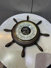Ships wheel barometer for sale  BLACKBURN