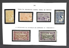 Selos do Brasil 1935 Visita do Presidente Gabriel Terra do Uruguai - Conjunto raro MLH, usado comprar usado  Brasil 