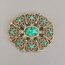 Medallion brooch vtg for sale  Germantown