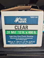 Clear plastic sheeting for sale  Barnhart