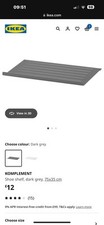 Komplement shoe shelf for sale  ROCHDALE