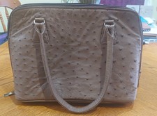 Ostrich leather handbag for sale  KING'S LYNN