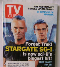 TV Guide July 26 2003 Memphis Stargate SG-1 Richard Dean Anderson Martha Stewart, usado comprar usado  Enviando para Brazil