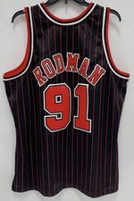 Camiseta vintage Dennis Rodman Bulls 95-96 Mitchell & Ness comprar usado  Enviando para Brazil