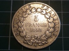 Bonaparte francs 1852 d'occasion  Franqueville-Saint-Pierre