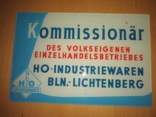 Altes glasschild ddr gebraucht kaufen  Berlin
