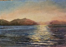 Vecchio dipinto olio usato  Napoli