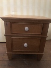Solid oak bedside for sale  RADSTOCK