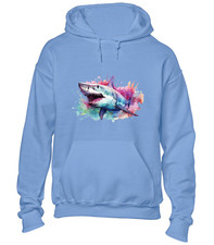 Watercolour shark hoody for sale  SALE