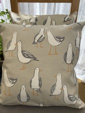 Seagull print cushion for sale  SALISBURY