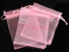 Sacchettini organza rosa usato  Italia